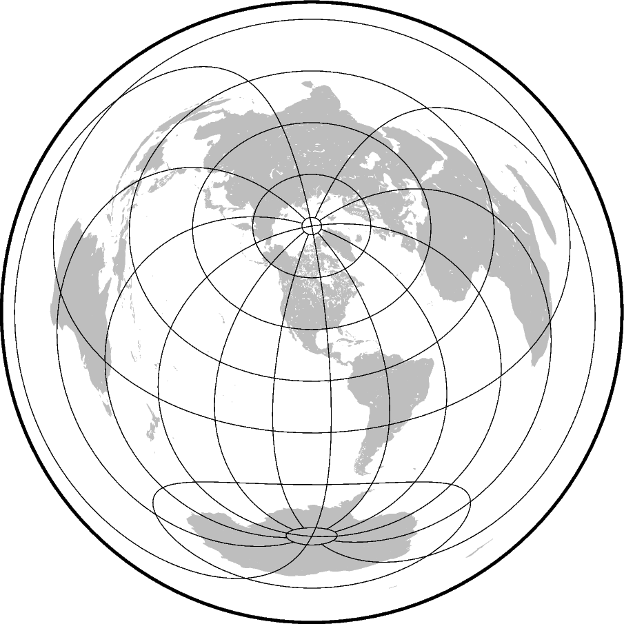 azim equidistant